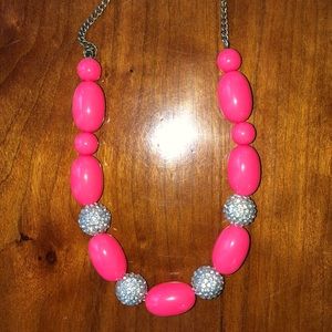 J crew necklace neon pink 🏄🏻‍♀️